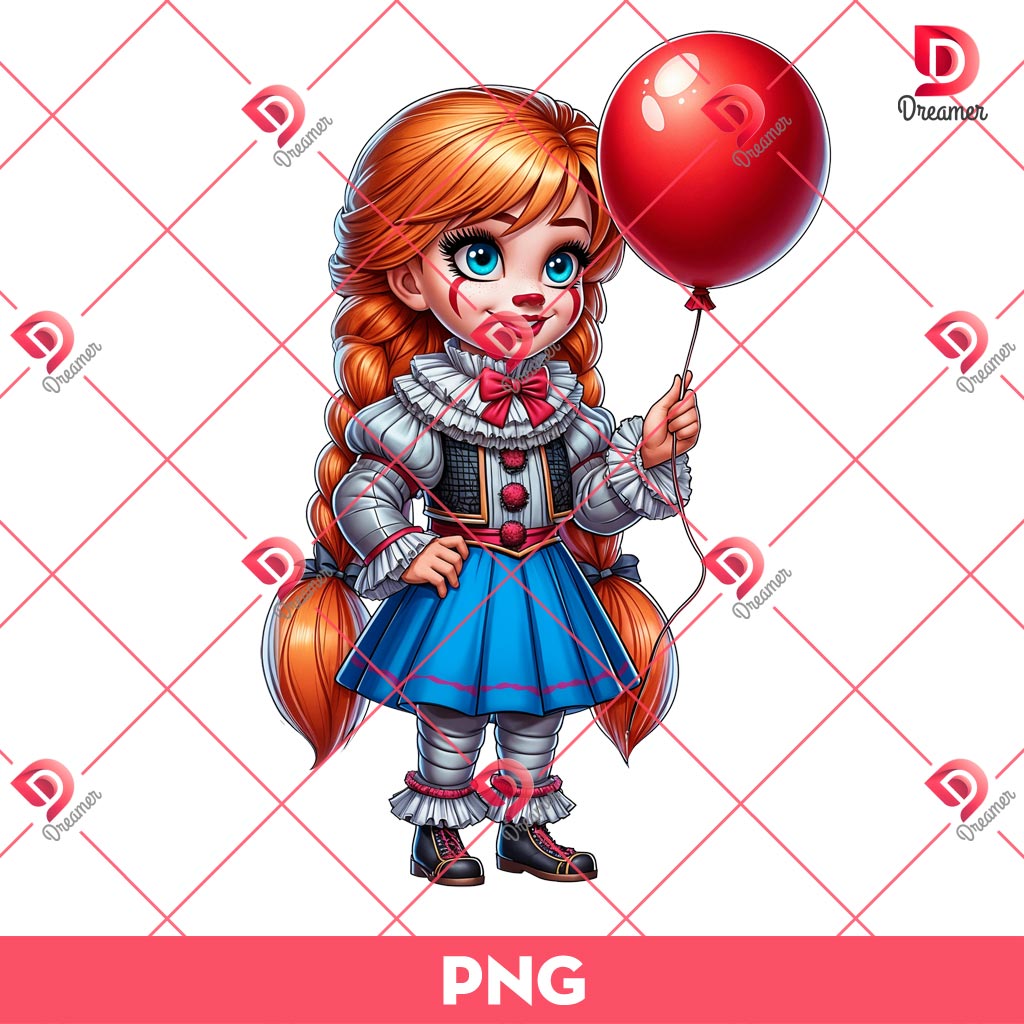 Disney Princess Pennywise PNG Bundle, Horror Characters x Disney Princess PNG Bundle 7 Disney Princess Pennywise PNG Bundle, Horror Characters x Disney Princess PNG Bundle