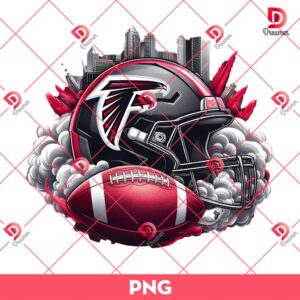 Atlanta Falcons NFL Helmet PNG, Smoke Helmet NFL Football Teams PNG