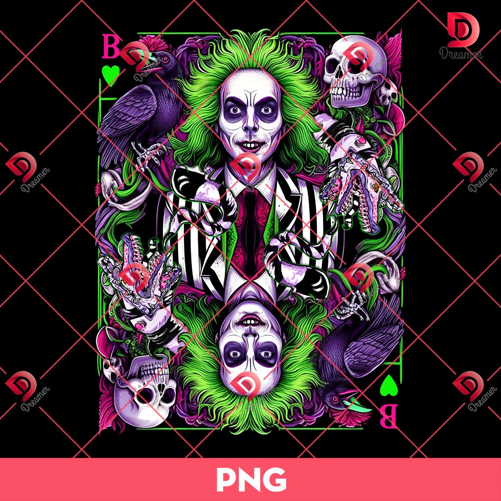 Beetlejuice Card PNG, Horror Character Halloween PNG, Beetlejuice Movie PNG 1 Beetlejuice Card PNG, Horror Character Halloween PNG, Beetlejuice Movie PNG