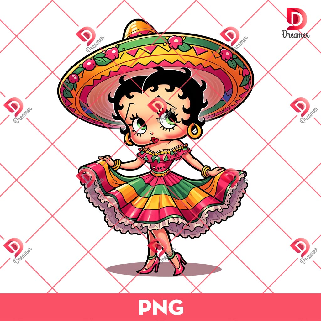 Betty Boop Cinco De Mayo PNG Bundle, Betty Boop Mexicana PNG Bundle 4 Betty Boop Cinco De Mayo PNG Bundle, Betty Boop Mexicana PNG Bundle
