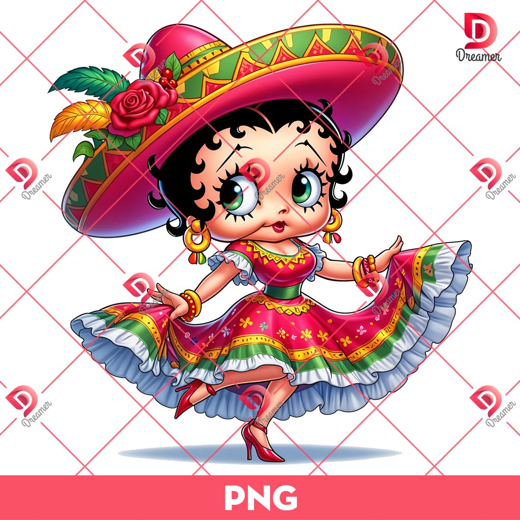 Betty Boop Cinco De Mayo PNG Bundle, Betty Boop Mexicana PNG Bundle 5 Betty Boop Cinco De Mayo PNG Bundle Betty Boop Mexicana PNG Bundle 4