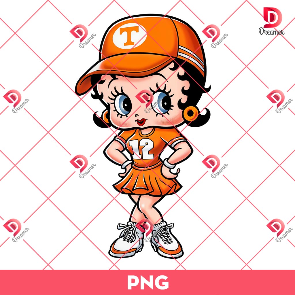 Betty Boop Tennessee Volunteers PNG, Betty Boop Vols PNG 1 Betty Boop Tennessee Volunteers PNG, Betty Boop Vols PNG