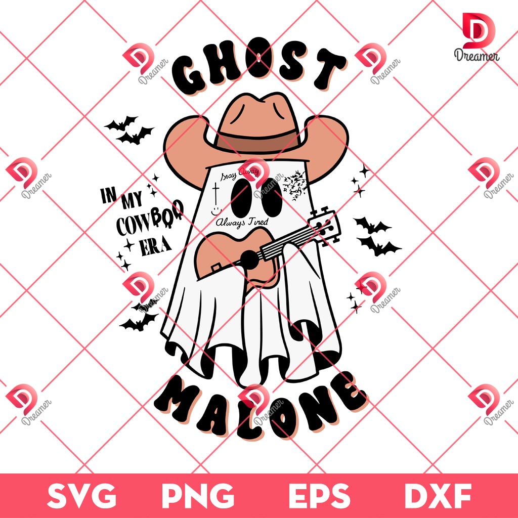 Ghost Malone In My Cowboo Era SVG PNG EPS DXF 2 Ghost Malone In My Cowboo Era SVG PNG EPS DXF