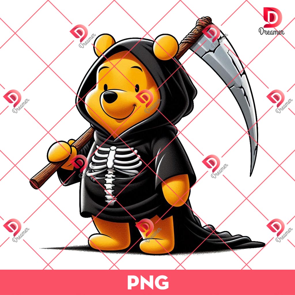Grim Reaper Winnie The Pooh PNG, Horror Disney Characters PNG, Halloween Death Pooh PNG 3 Grim Reaper Winnie The Pooh PNG, Horror Disney Characters PNG, Halloween Death Pooh PNG