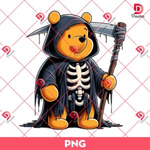 Grim Reaper Winnie The Pooh PNG, Horror Disney Characters PNG, Halloween Death Pooh PNG 5 Grim Reaper Winnie The Pooh PNG, Horror Disney Characters PNG, Halloween Death Pooh PNG