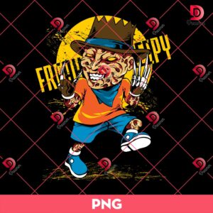 Halloween Freddy Krueger PNG, Horror Characters Halloween PNG, Scary Movie Killers PNG