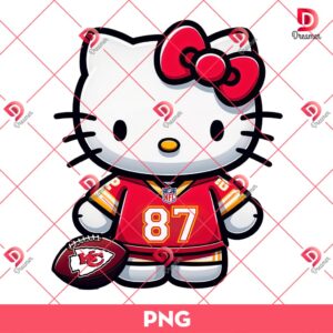 Hello Kitty Kansas City Chiefs PNG Bundle Hello Kitty Football PNG Bundle 1