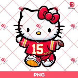 Hello Kitty Kansas City Chiefs PNG Bundle, Hello Kitty Football PNG Bundle