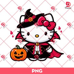 Hello Kitty Vampire PNG, Hello Kitty Halloween PNG
