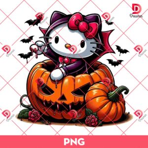 Bundle Hello Kitty Horror Killers Halloween PNG, Hello Kitty Horror Friends Movie PNG Bundle 56 Hello Kitty Vampire PNG, Hello Kitty Horror Pumpkin Halloween PNG