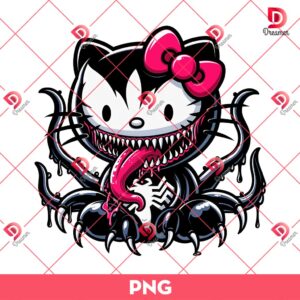 Bundle Hello Kitty Horror Killers Halloween PNG, Hello Kitty Horror Friends Movie PNG Bundle 61 Hello Kitty Venom PNG, Horror Character Hello Kitty PNG, Halloween PNG