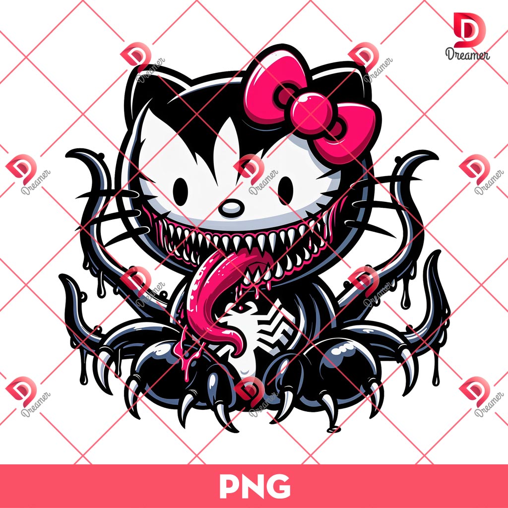Bundle Hello Kitty Horror Killers Halloween PNG, Hello Kitty Horror Friends Movie PNG Bundle 25 Hello Kitty Venom PNG, Horror Character Hello Kitty PNG, Halloween PNG