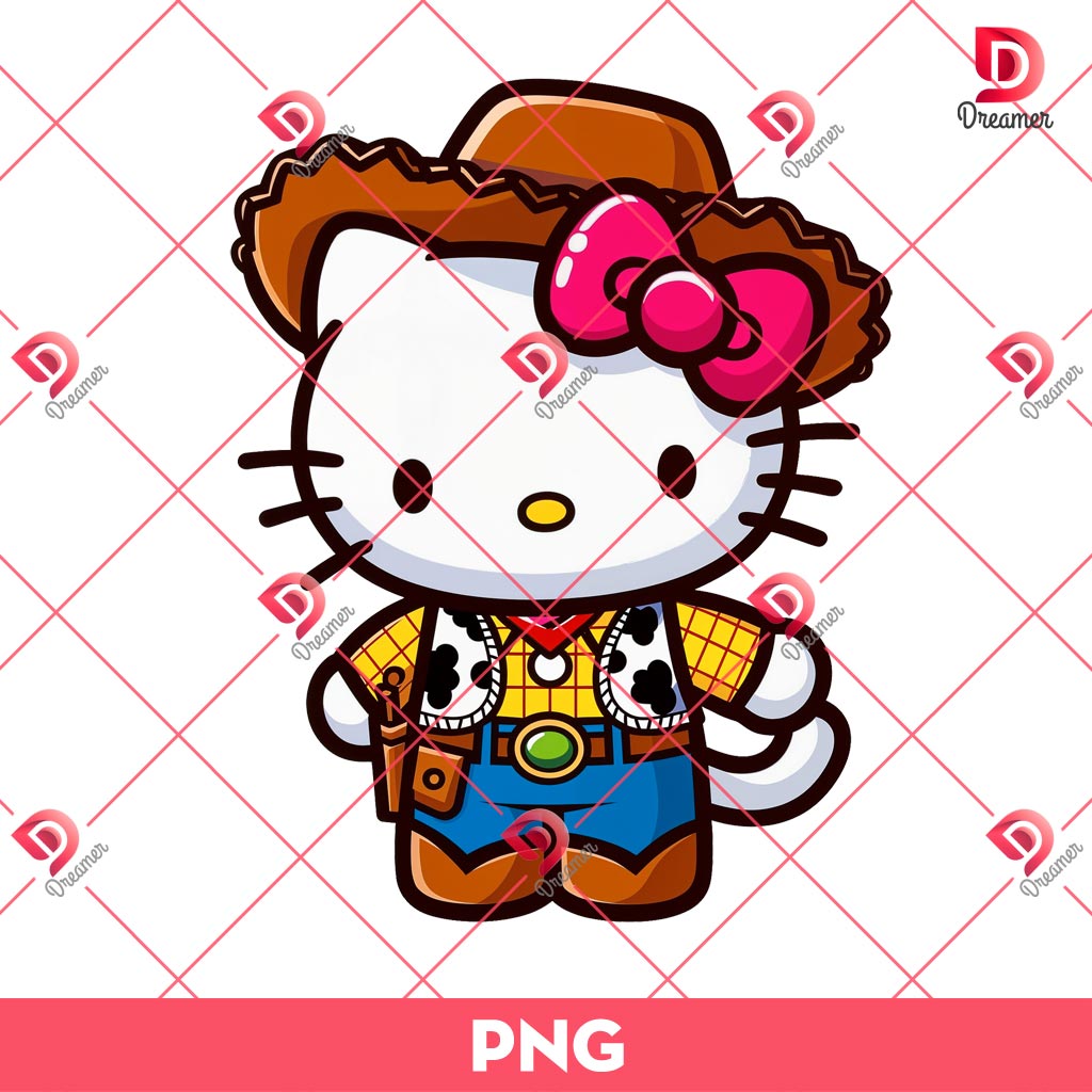 Hello Kitty Woody PNG, Hello Kitty Toy Story PNG 1 Hello Kitty Woody PNG, Hello Kitty Toy Story PNG