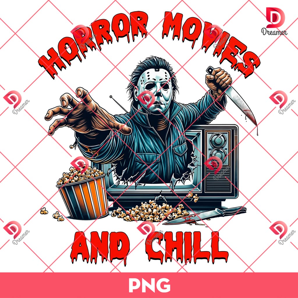 Horror Movies And Chill PNG Bundle, Horror Killers Halloween PNG Bundle 4 Horror Movies And Chill PNG Bundle, Horror Killers Halloween PNG Bundle