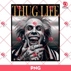 Horror Thug Life PNG, Thug Life Beetlejuice Halloween PNG
