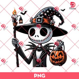 Jack Skellington Witch Halloween PNG, Nightmare Halloween PNG