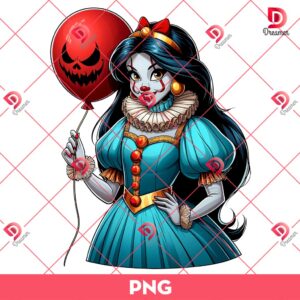 Disney Princess Pennywise PNG Bundle, Horror Characters x Disney Princess PNG Bundle 10 Disney Princess Pennywise PNG Bundle, Horror Characters x Disney Princess PNG Bundle