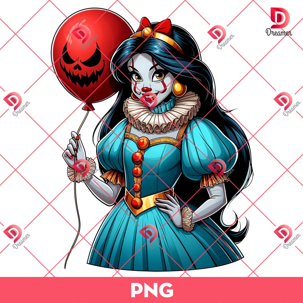 Disney Princess Pennywise PNG Bundle, Horror Characters x Disney Princess PNG Bundle 3 Disney Princess Pennywise PNG Bundle, Horror Characters x Disney Princess PNG Bundle