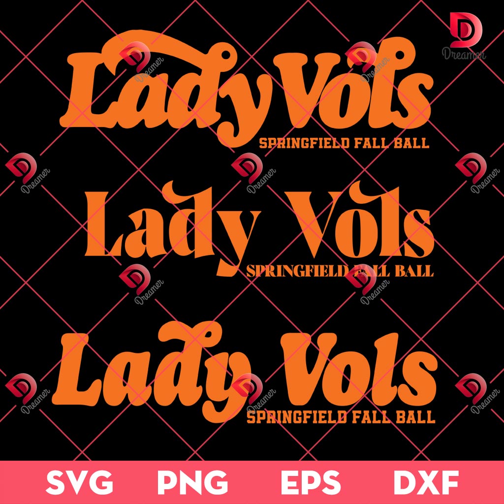 Lady Vols Springfield Fall Ball SVG PNG EPS DXF 1 Lady Vols Springfield Fall Ball SVG PNG EPS DXF