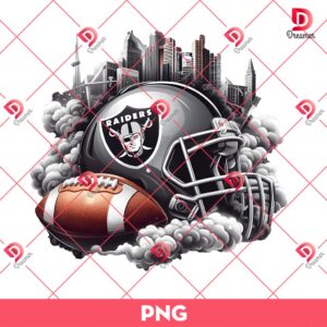 Las Vegas Raiders NFL Helmet PNG, Smoke Helmet NFL Football Teams PNG