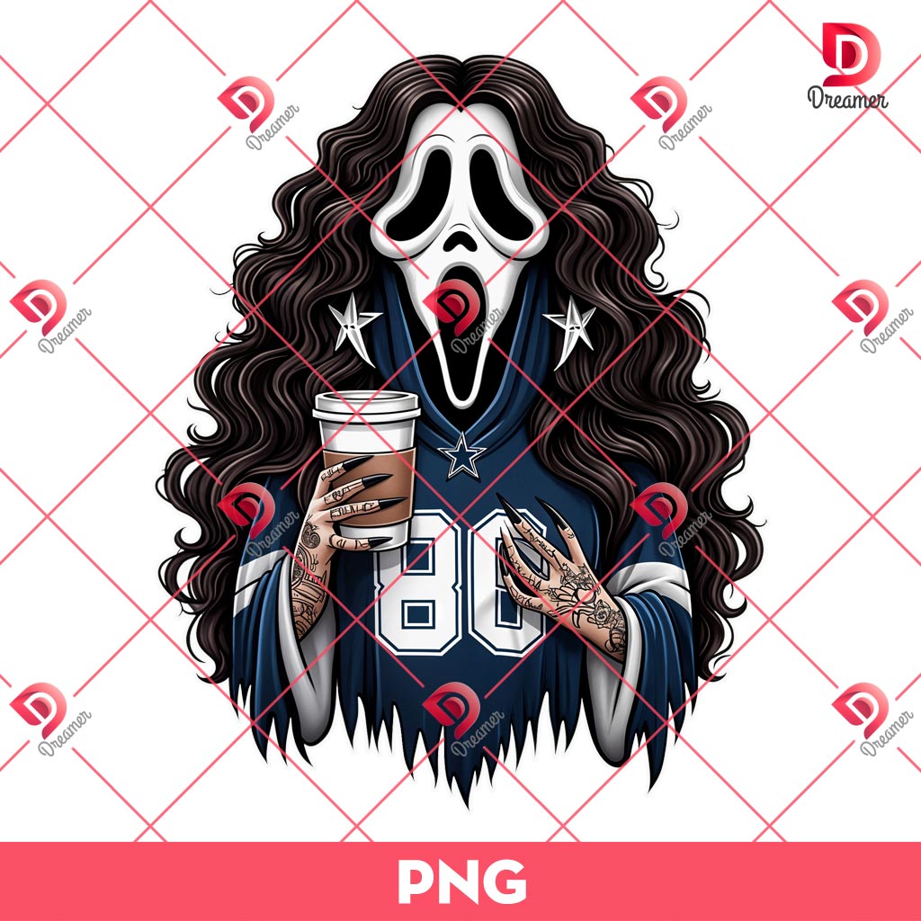 Mama Ghostface Dallas Cowboys PNG, Mom Horror Ghostface NFL Football Sport PNG 1 Mama Ghostface Dallas Cowboys PNG, Mom Horror Ghostface NFL Football Sport PNG