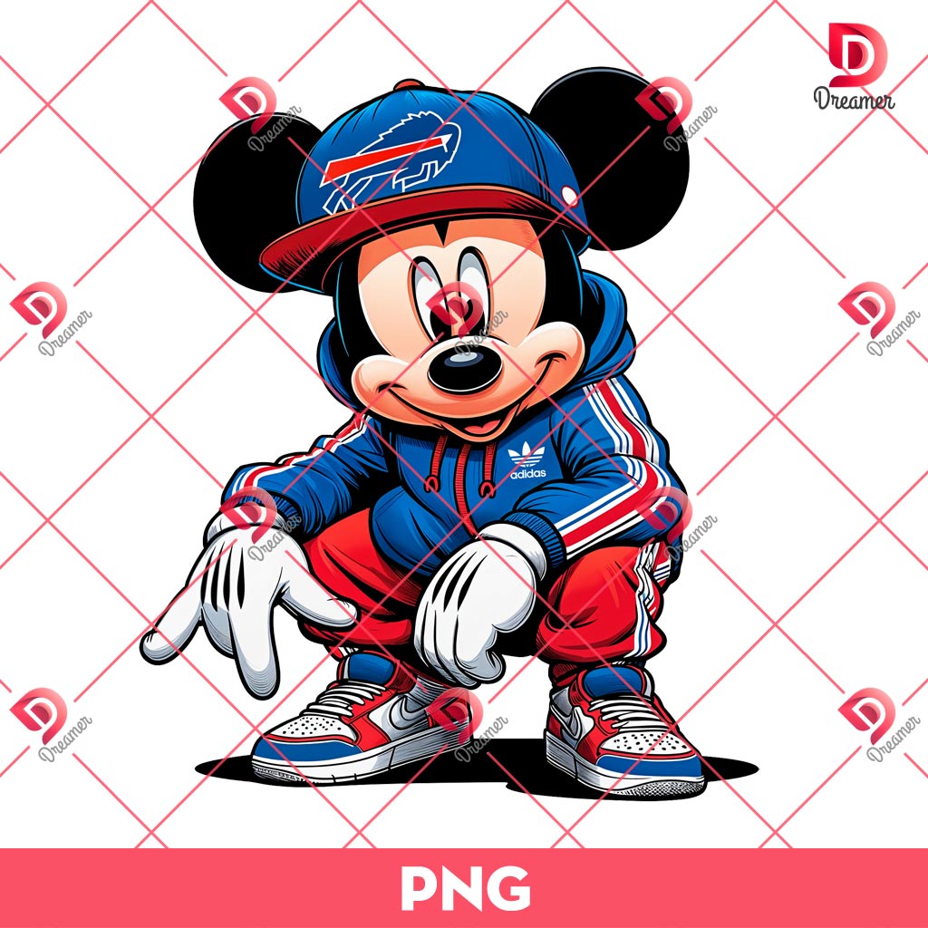 Mickey Mouse Buffalo Bills PNG, Disney Mouse Football PNG 1 Mickey Mouse Buffalo Bills PNG, Disney Mouse Football PNG