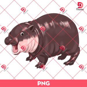 Moo Deng Baby Hippo PNG, Moo Deng Bouncy Pig In Thailand PNG