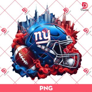 New York Giants NFL Helmet PNG, Smoke Helmet NFL Football Teams PNG