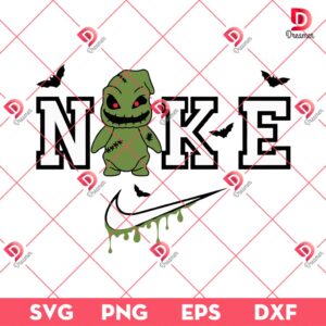 Nike Oogie Boogie SVG PNG, Nightmare Before Halloween PNG SVG