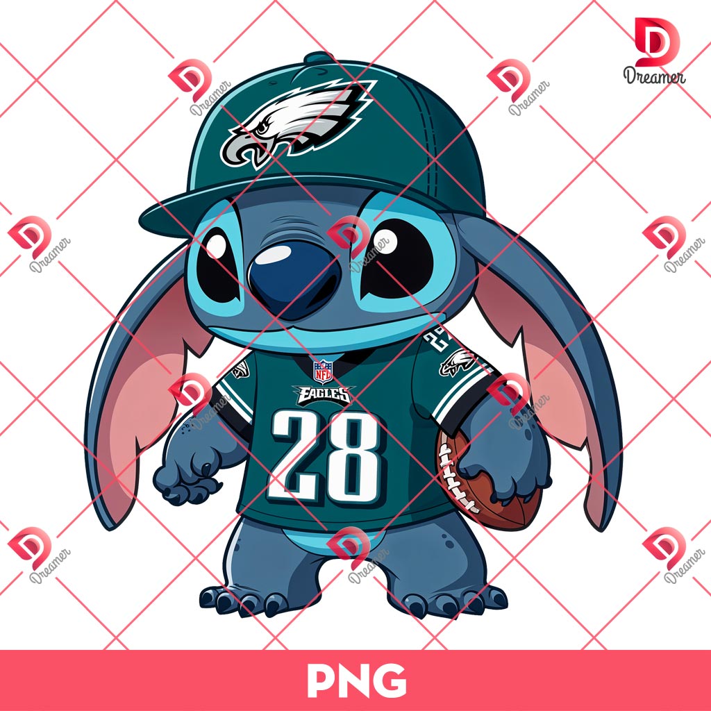 Bundle Philadelphia Eagles PNG Design, NFL Eagles Football Characters PNG Bundle 114 Philadelphia Eagles Stitch PNG, Lilo And Stitch NFL Football PNG, Stitch Sport Football Fan PNG