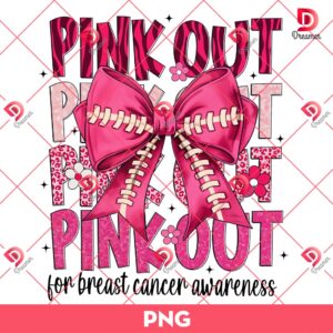 Pink Out For Breast Cancer PNG, Breast Cancer Awareness PNG