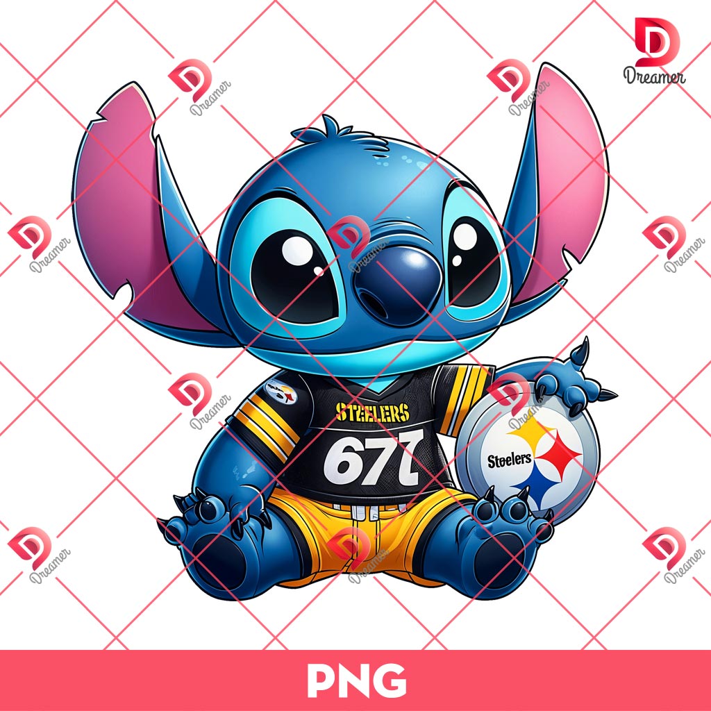 Bundle Stitch Football Teams PNG, Full 32 Teams NFL Football Stitch PNG Bundle 37 Pittsburgh Steelers Stitch PNG, Lilo And Stitch NFL Football PNG, Stitch Sport Football Fan PNG