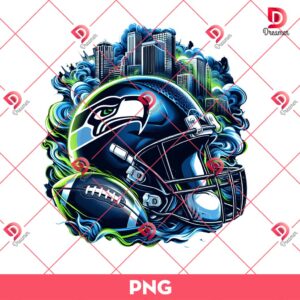 Seattle Seahawks NFL Helmet PNG, Smoke Helmet NFL Football Teams PNG