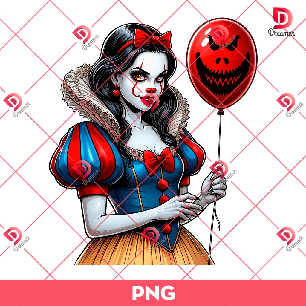 Disney Princess Pennywise PNG Bundle, Horror Characters x Disney Princess PNG Bundle 5 Disney Princess Pennywise PNG Bundle, Horror Characters x Disney Princess PNG Bundle
