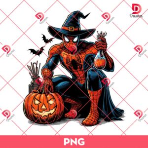Spiderman Halloween Bundle PNG, Superhero Halloween PNG Bundle