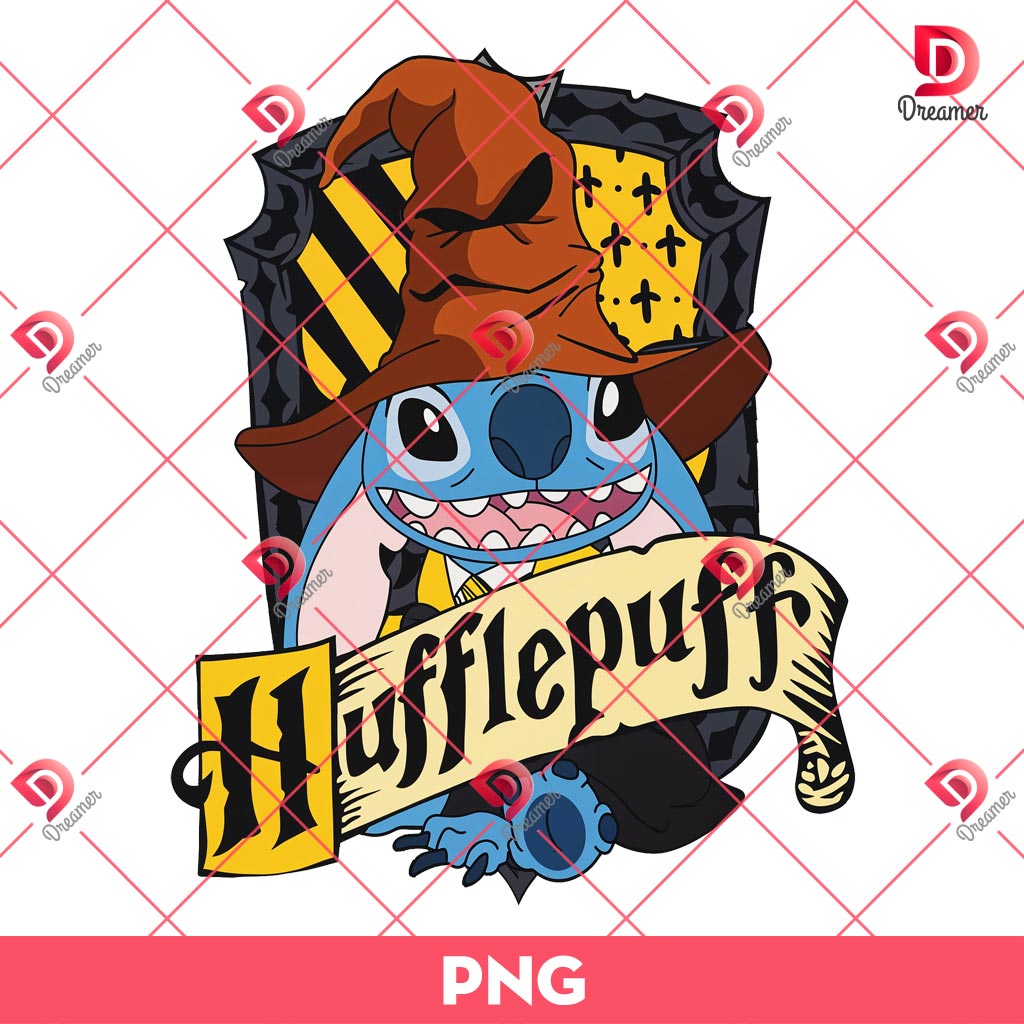 Stitch Hufflepuff PNG, Hogwarts House Stitch Harry Potter PNG 1 Stitch Hufflepuff PNG, Hogwarts House Stitch Harry Potter PNG