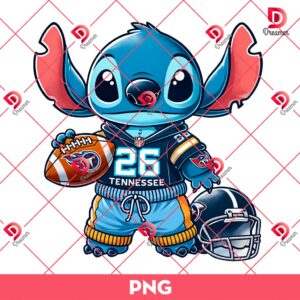 Stitch Tennessee Titans NFL PNG, Stitch Football Titans Teams PNG