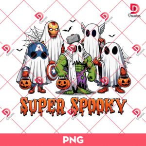 Super Spooky PNG, Superhero Halloween PNG