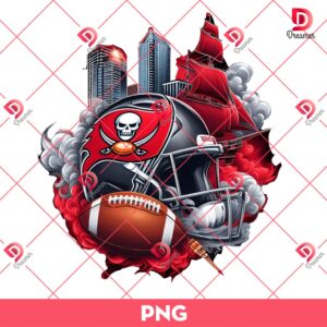 Tampa Bay Buccaneers NFL Helmet PNG, Smoke Helmet NFL Football Teams PNG