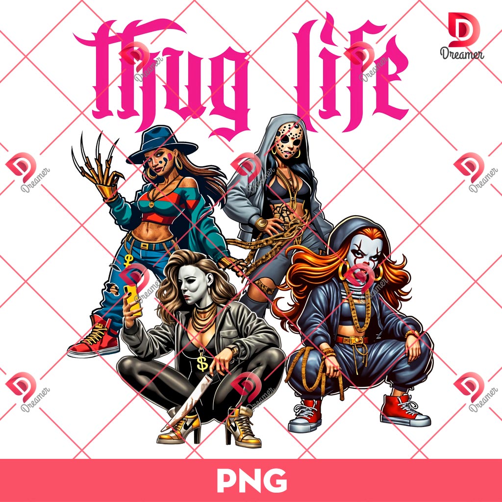 Thug Life Ladies PNG, Horror Killers Thug Life Ladies PNG, Halloween Horror Characters PNG 1 Thug Life Ladies PNG, Horror Killers Thug Life Ladies PNG, Halloween Horror Characters PNG