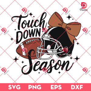 Touchdown Season Football SVG PNG, Football Game Day PNG SVG