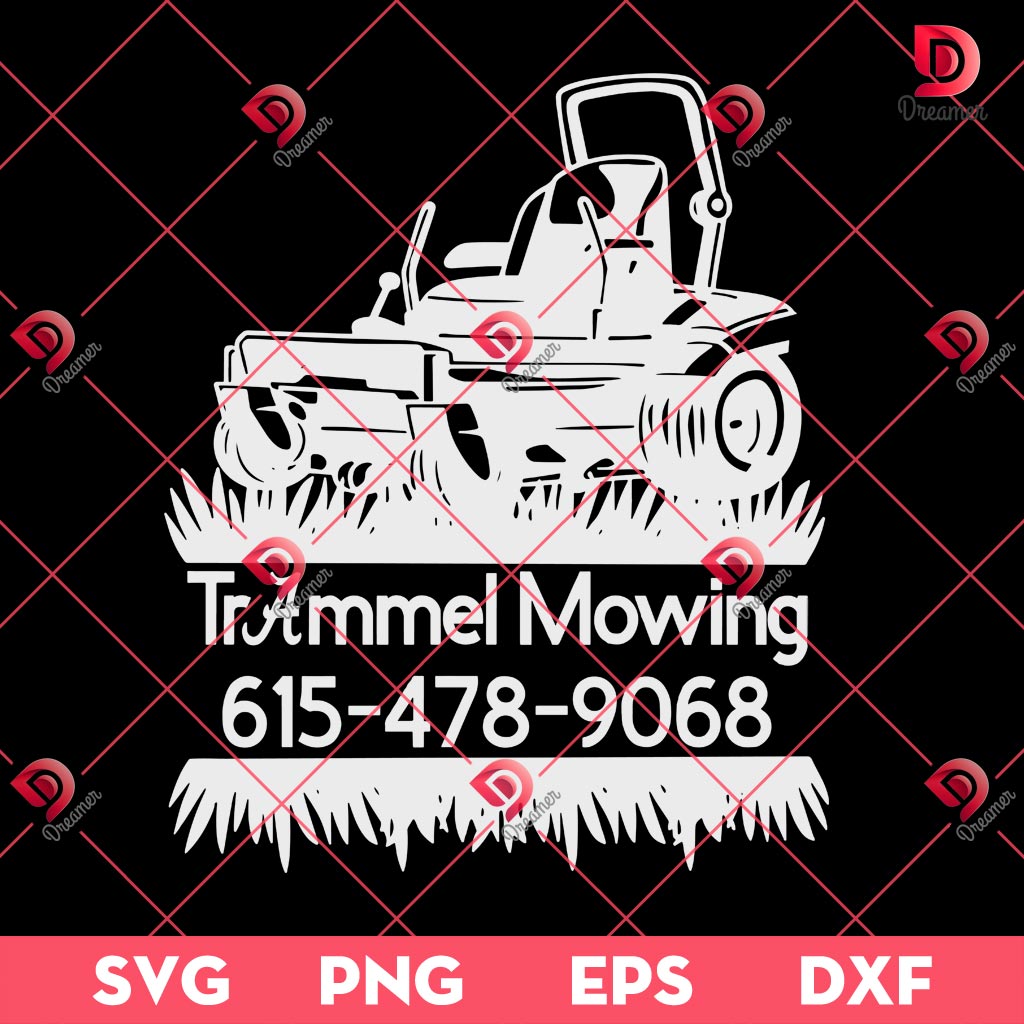Trammel Mowing PNG EPS DXF SVG 1 Trammel Mowing PNG EPS DXF SVG