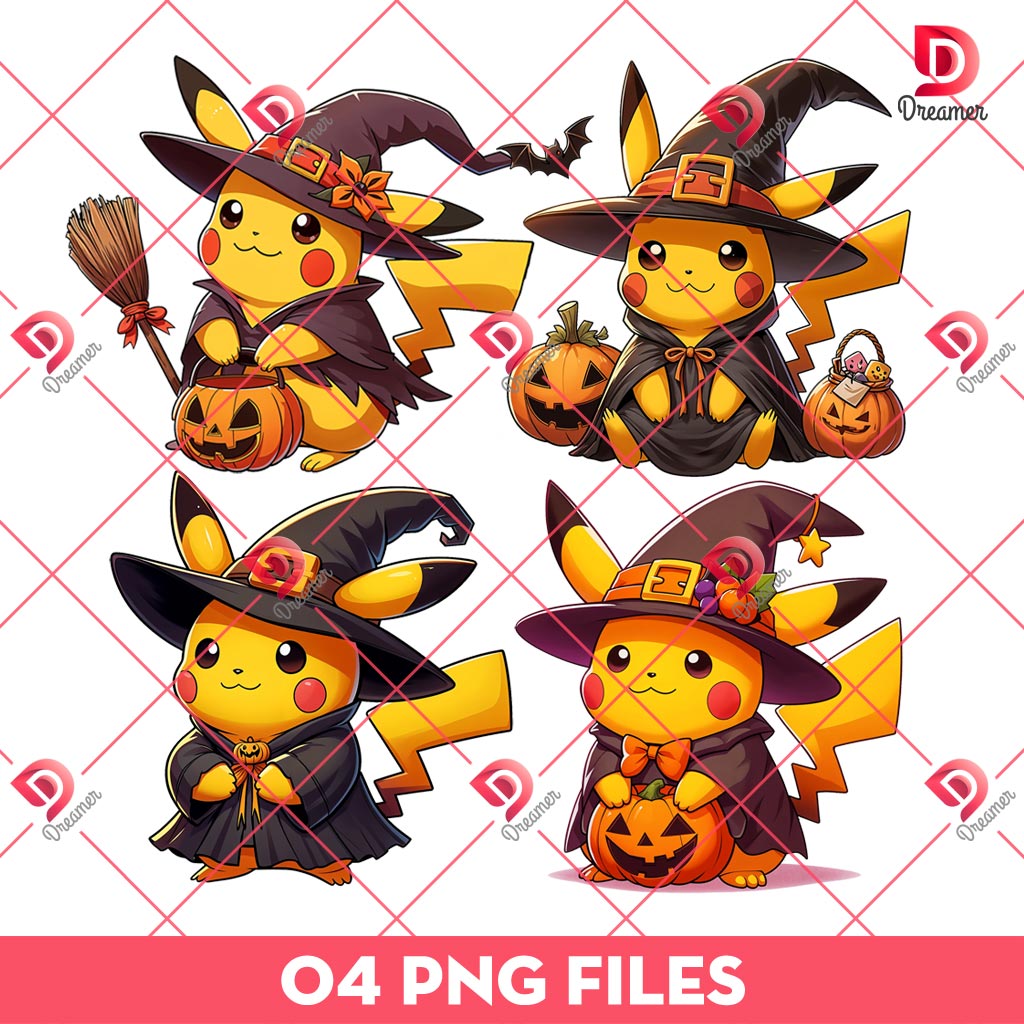 Witch Pikachu PNG, Pokemon Pikachu Horror Halloween PNG 1 Witch Pikachu PNG, Pokemon Pikachu Horror Halloween PNG