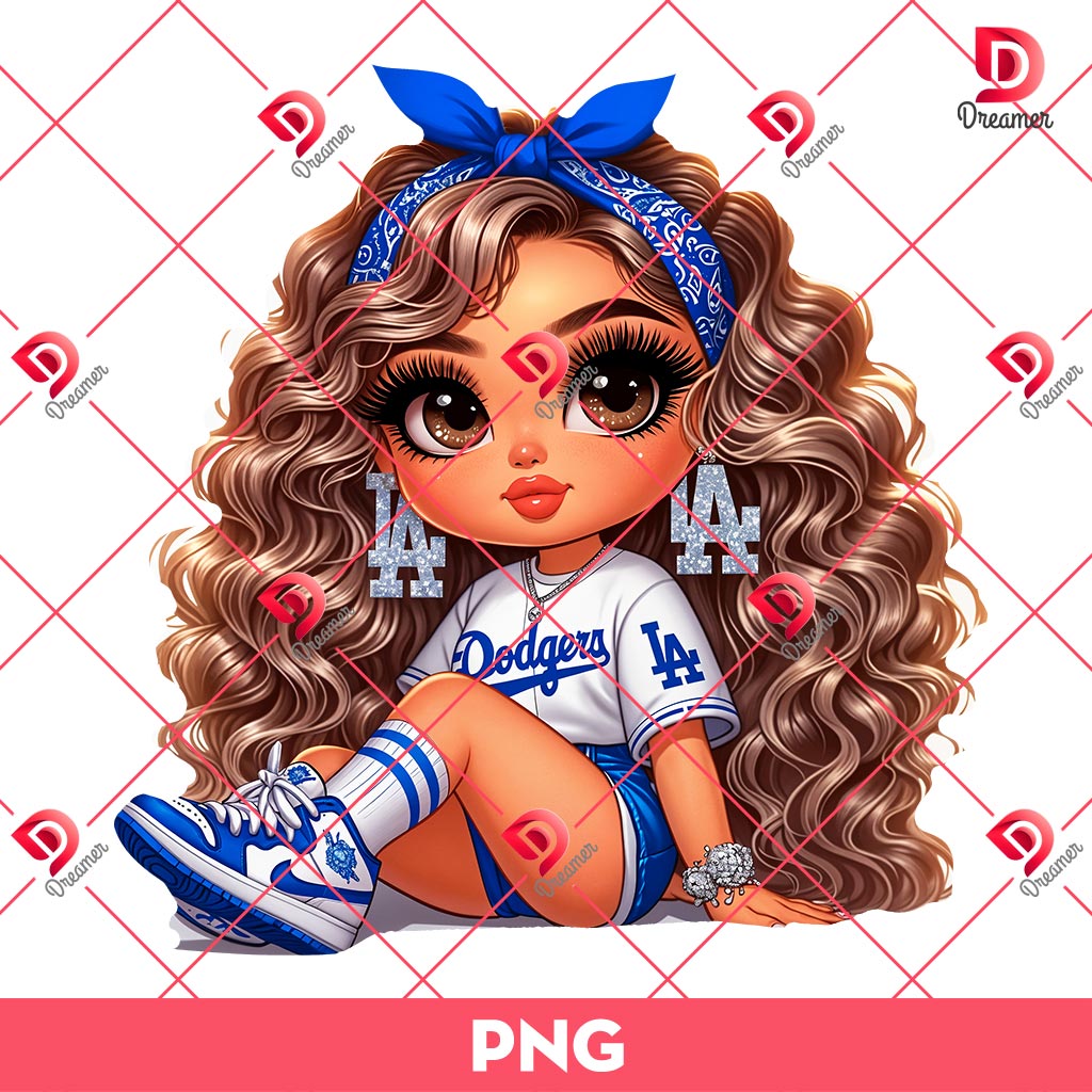 Baby Girl LA Dodgers PNG, MLB Baseball Chicana PNG 1 Baby Girl LA Dodgers PNG, MLB Baseball Chicana PNG