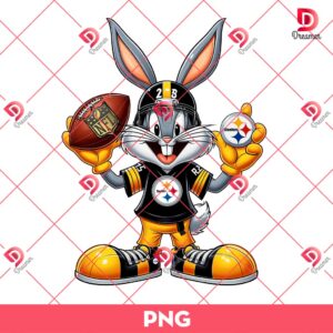 Bundle Pittsburgh Steelers NFL PNG, Football Steelers Cartoon Characters Bundle PNG 56 Bugs Bunny Pittsburgh Steelers PNG, Bugs Bunny NFL Football PNG
