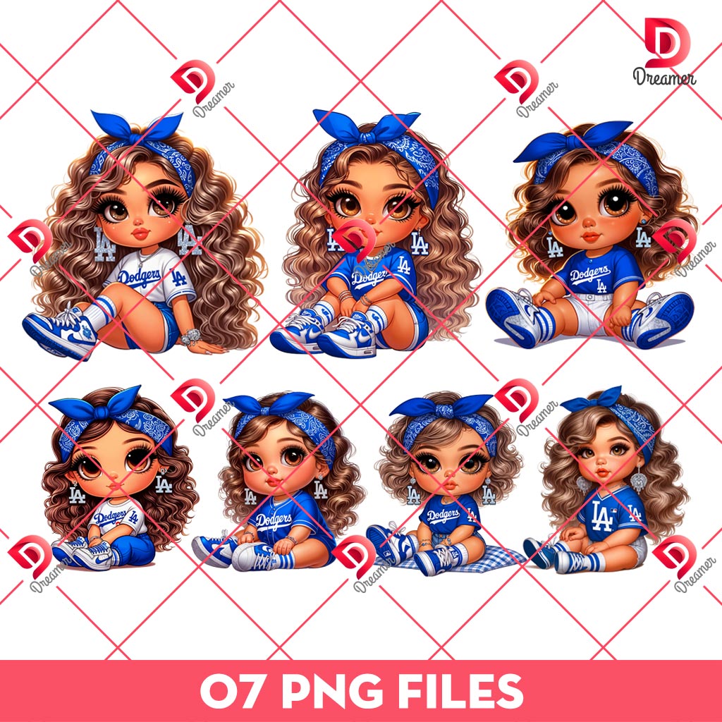 Bundle Baby Chicana LA Dodgers PNG, Cute Baby Cartoon Girl Los Angeles Dodgers PNG Bundle 1 Bundle Baby Chicana LA Dodgers PNG, Cute Baby Cartoon Girl Los Angeles Dodgers PNG Bundle