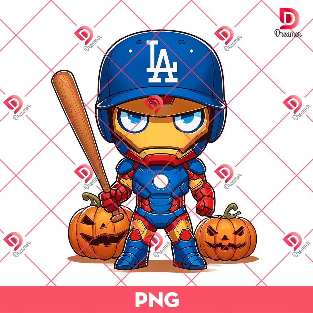 Chibi Iron Man LA Dodgers PNG, Los Angeles Dodgers Superhero PNG 1 Chibi Iron Man LA Dodgers PNG, Los Angeles Dodgers Superhero PNG