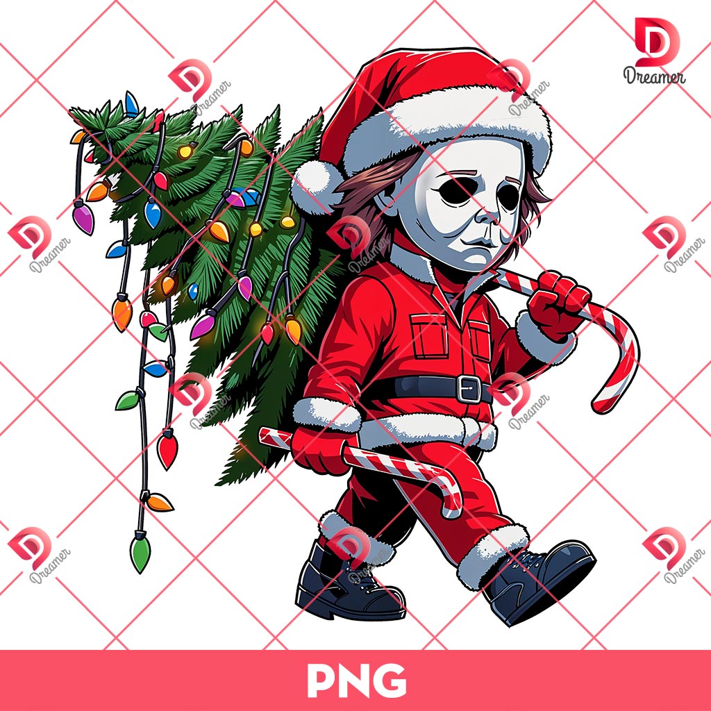 Christmas Chibi Michael Myers PNG, Christmas Killers Friends PNG 1 Christmas Chibi Michael Myers PNG, Christmas Killers Friends PNG