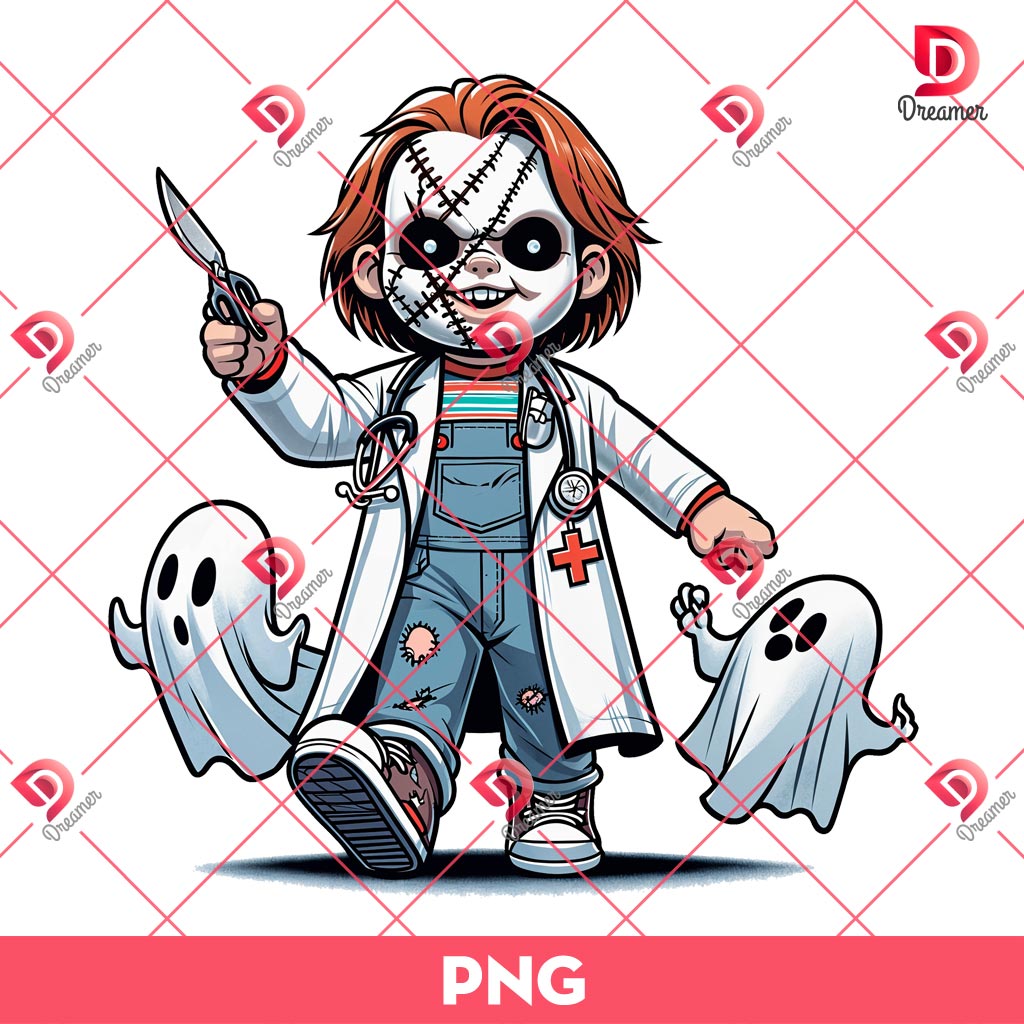 Chucky Doctor Ghost PNG, Horror Chucky Doll Halloween PNG 1 Chucky Doctor Ghost PNG, Horror Chucky Doll Halloween PNG