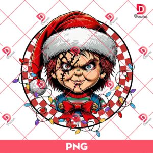 Chucky Merry Christmas PNG, Christmas Killers Friends PNG